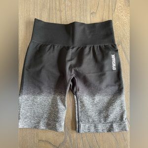 Gymshark Black and Gray Women's Shorts